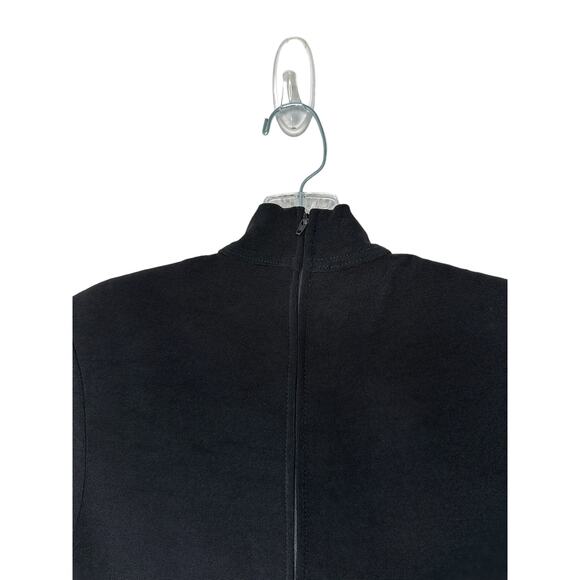 Tadashi Shoji (0s Y2K Black Rhinestone High Neck Bodycon Mini Cocktail Dress - Picture 6 of 13